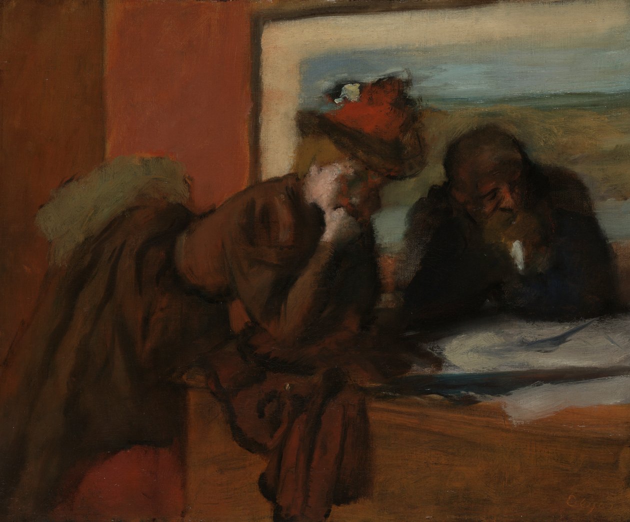 Samtalen av Edgar Degas