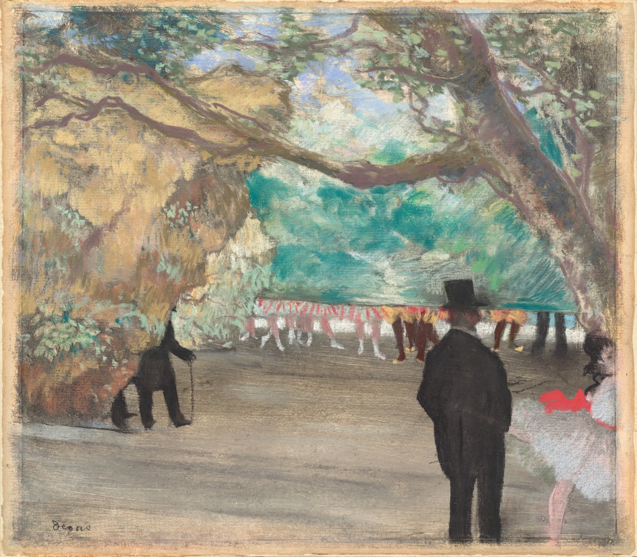 Gardinen av Edgar Degas