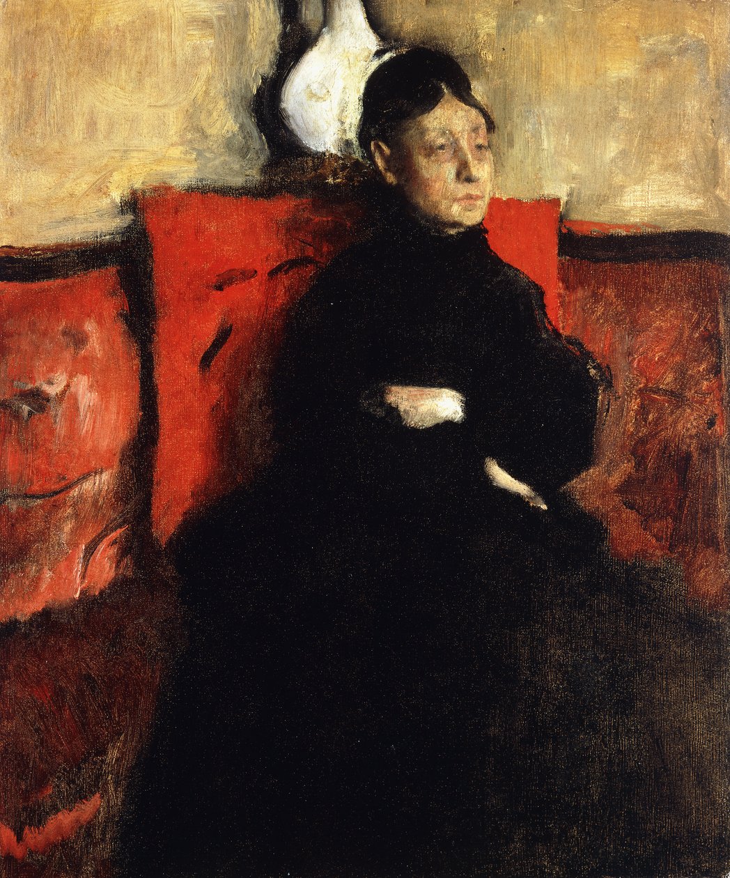 Hertuginnen av Montejasi-Cicerale; Hertuginne av Montejasi-Cicerale, ca. 1868 av Edgar Degas
