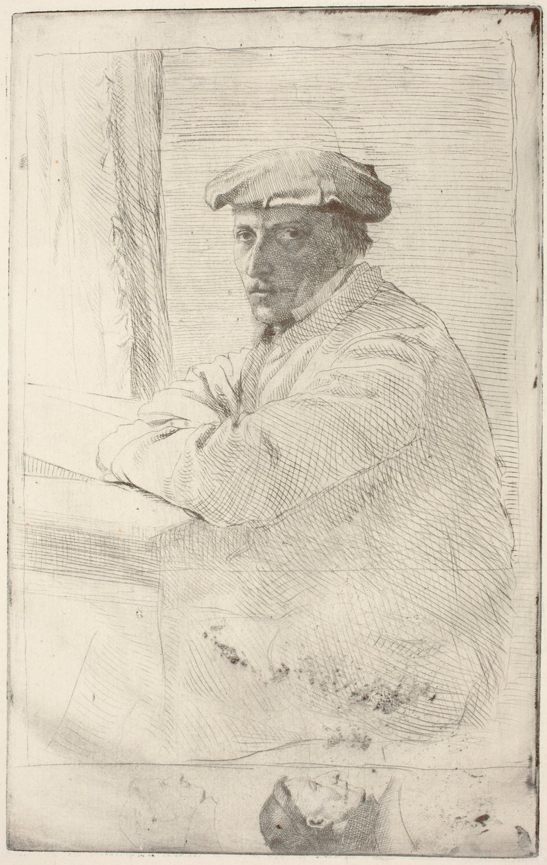 Gravøren Joseph Tourny (Le graveur Joseph Tourny) av Edgar Degas
