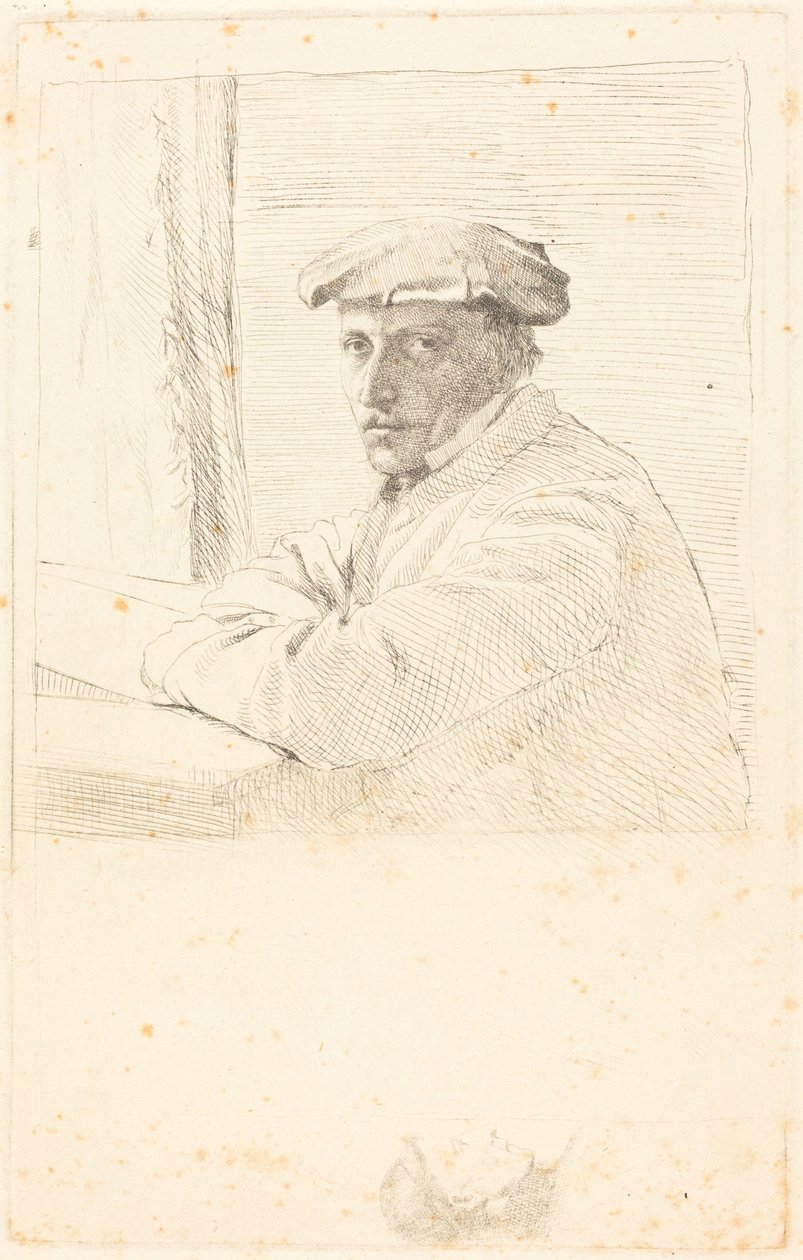 Gravøren Joseph Tourny av Edgar Degas