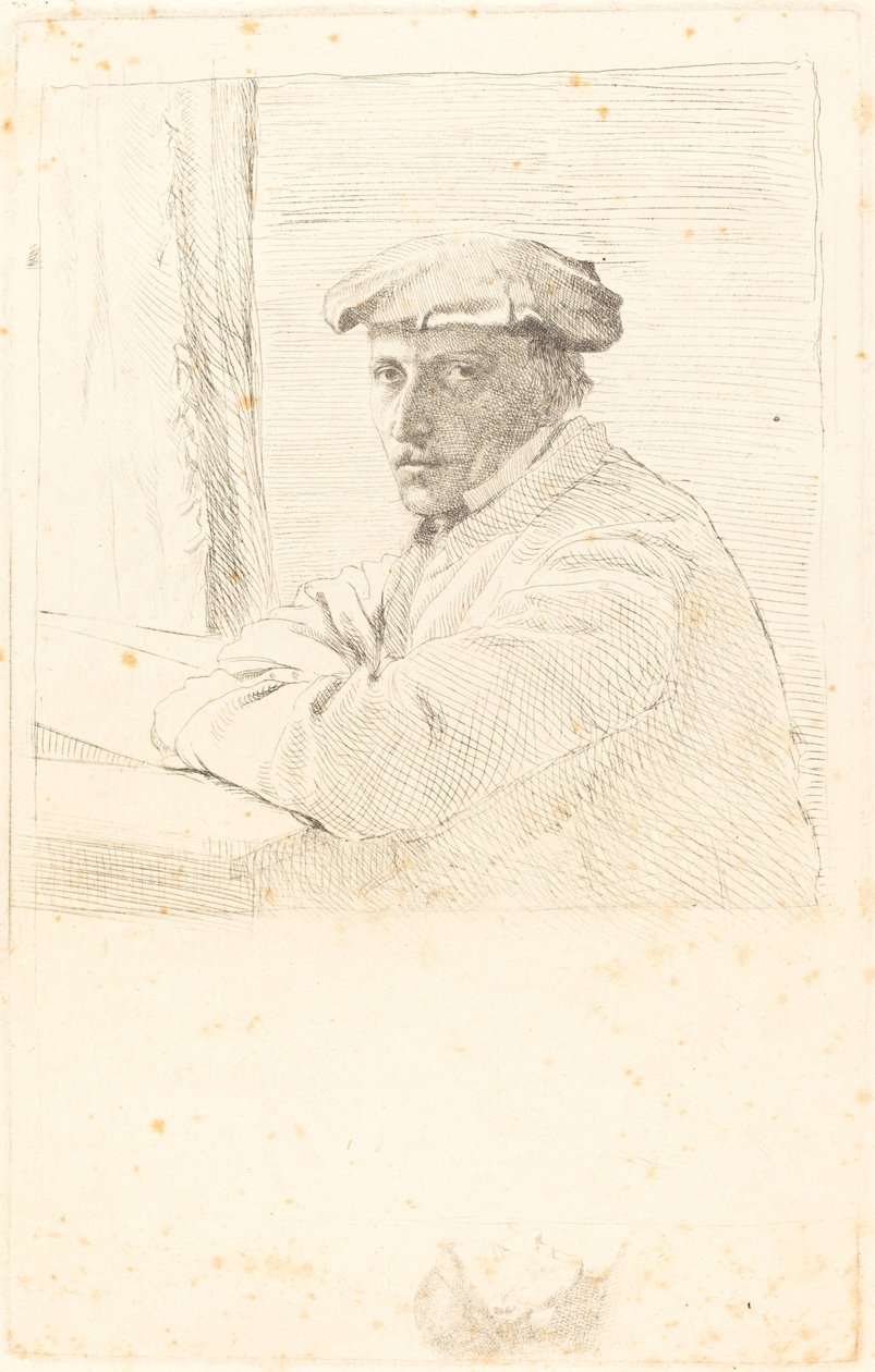 Gravøren Joseph Tourny Gravøren Joseph Tourny, 1857. av Edgar Degas