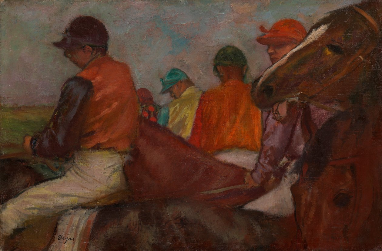 Jockeyene av Edgar Degas