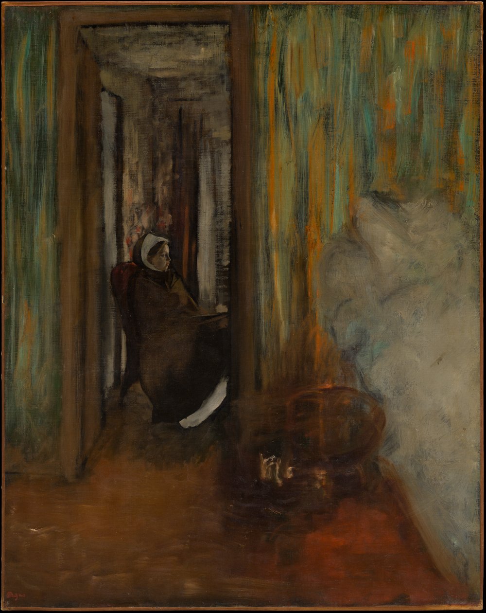 Sykepleieren av Edgar Degas