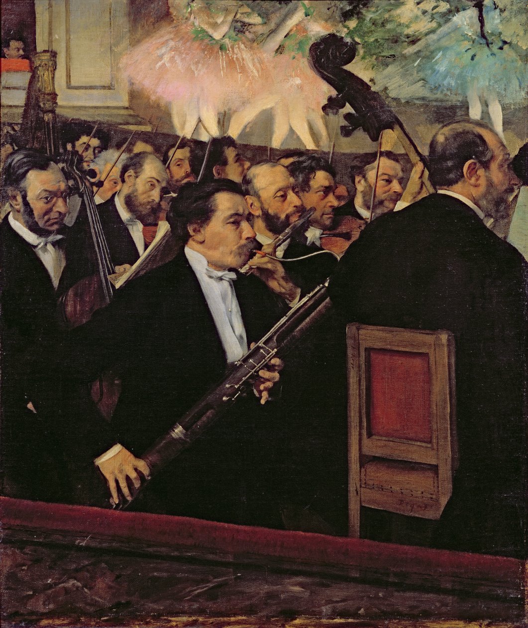 Operaorkesteret, ca. 1870 (olje på lerret) av Edgar Degas