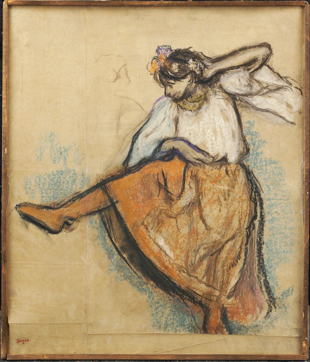 Den russiske danseren, 1895 av Edgar Degas