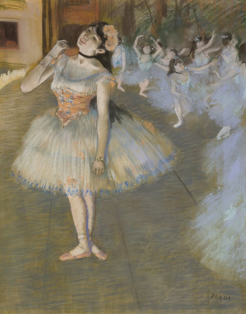 Stjernen, 1879/81 av Edgar Degas
