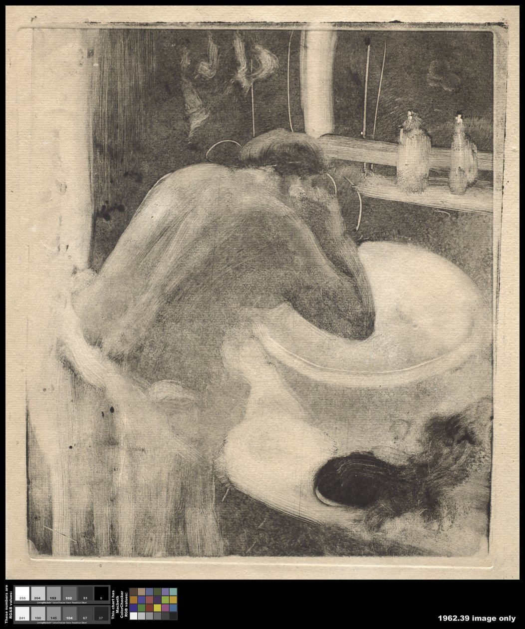 Servanten, ca. 1880-85 av Edgar Degas