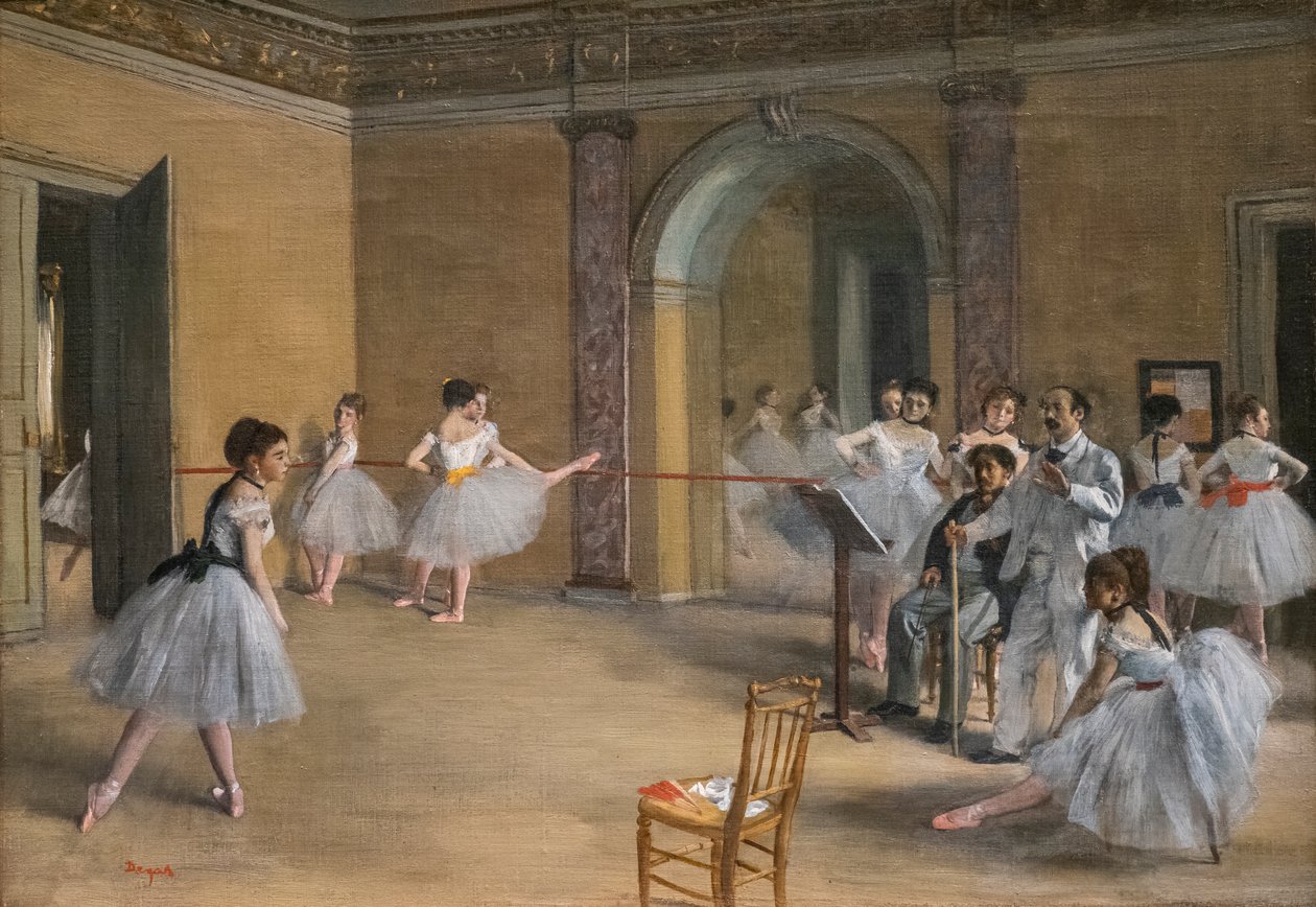 Danslekonen. 1872. Olje på lerret. av Edgar Degas