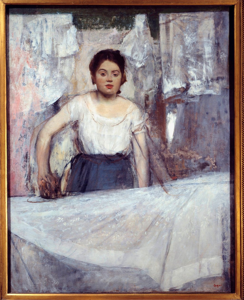 Jernverket Maleri av Edgar Degas (1834-1917) 1869 Søn. 0,92x0,72 m München, Neue pinakothek av Edgar Degas