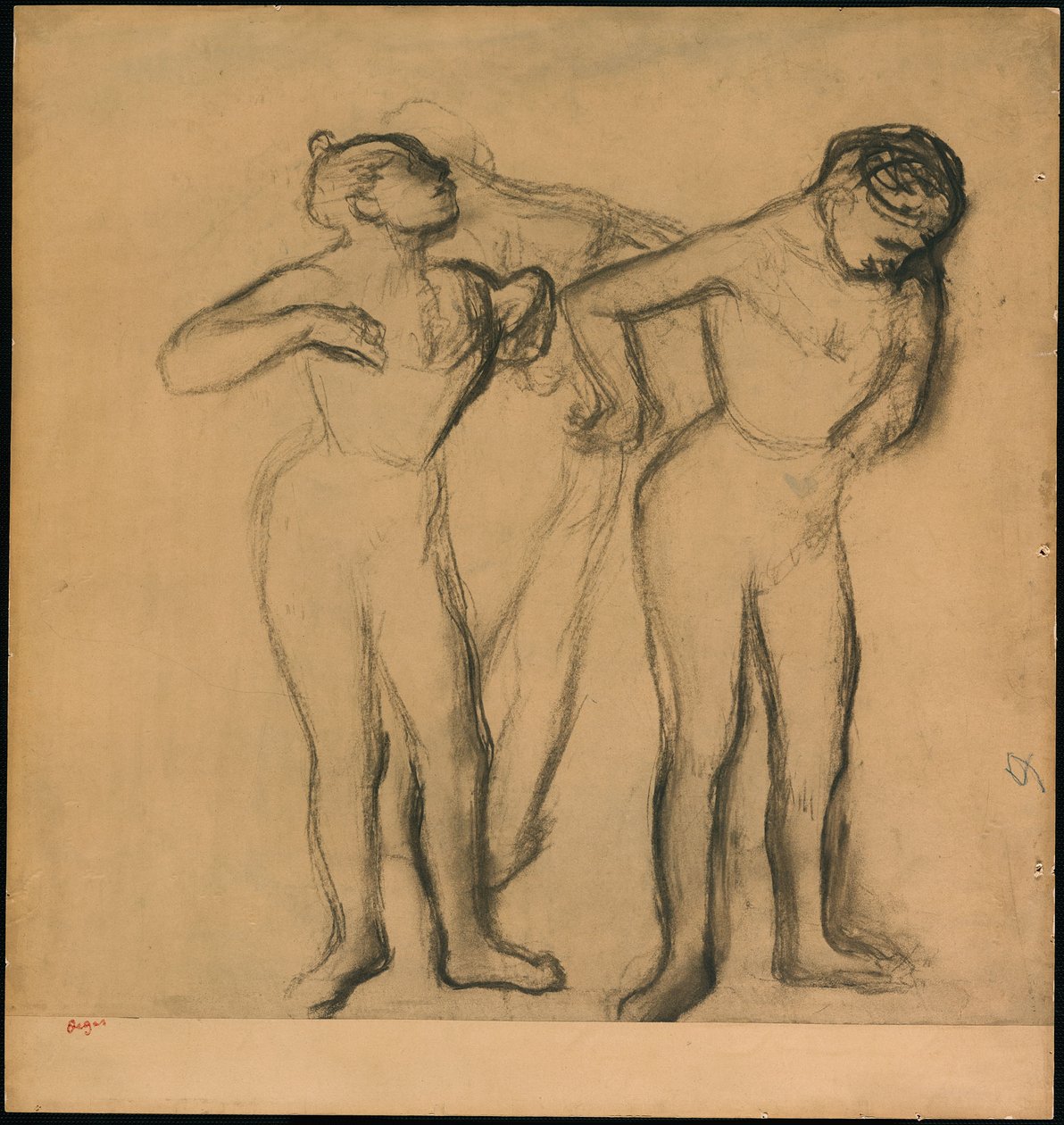 Tre dansere av Edgar Degas