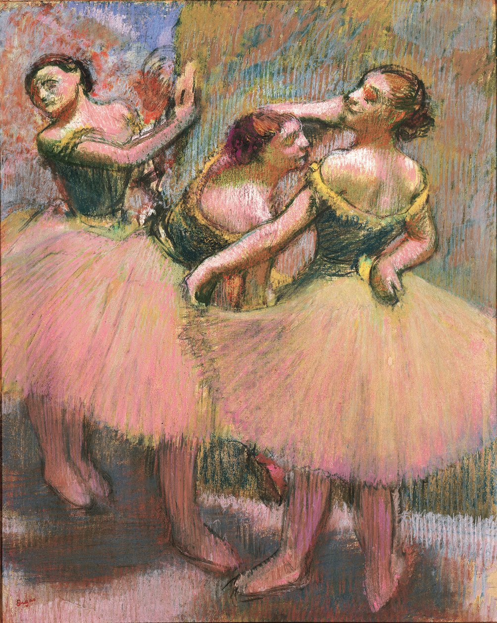 Tre dansere av Edgar Degas