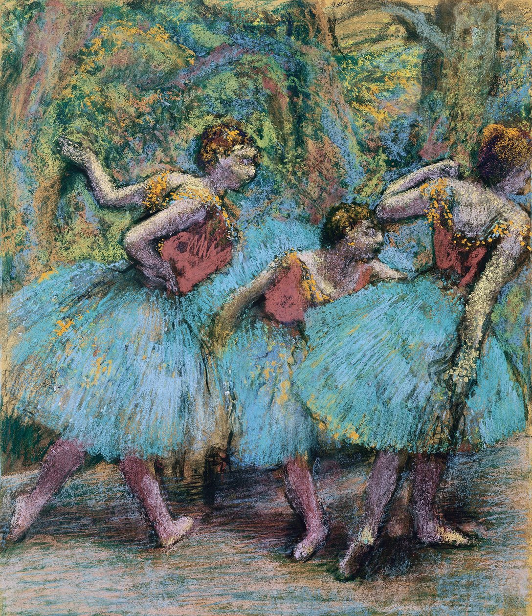 Tre dansere Tre dansere, ca. 1903 av Edgar Degas