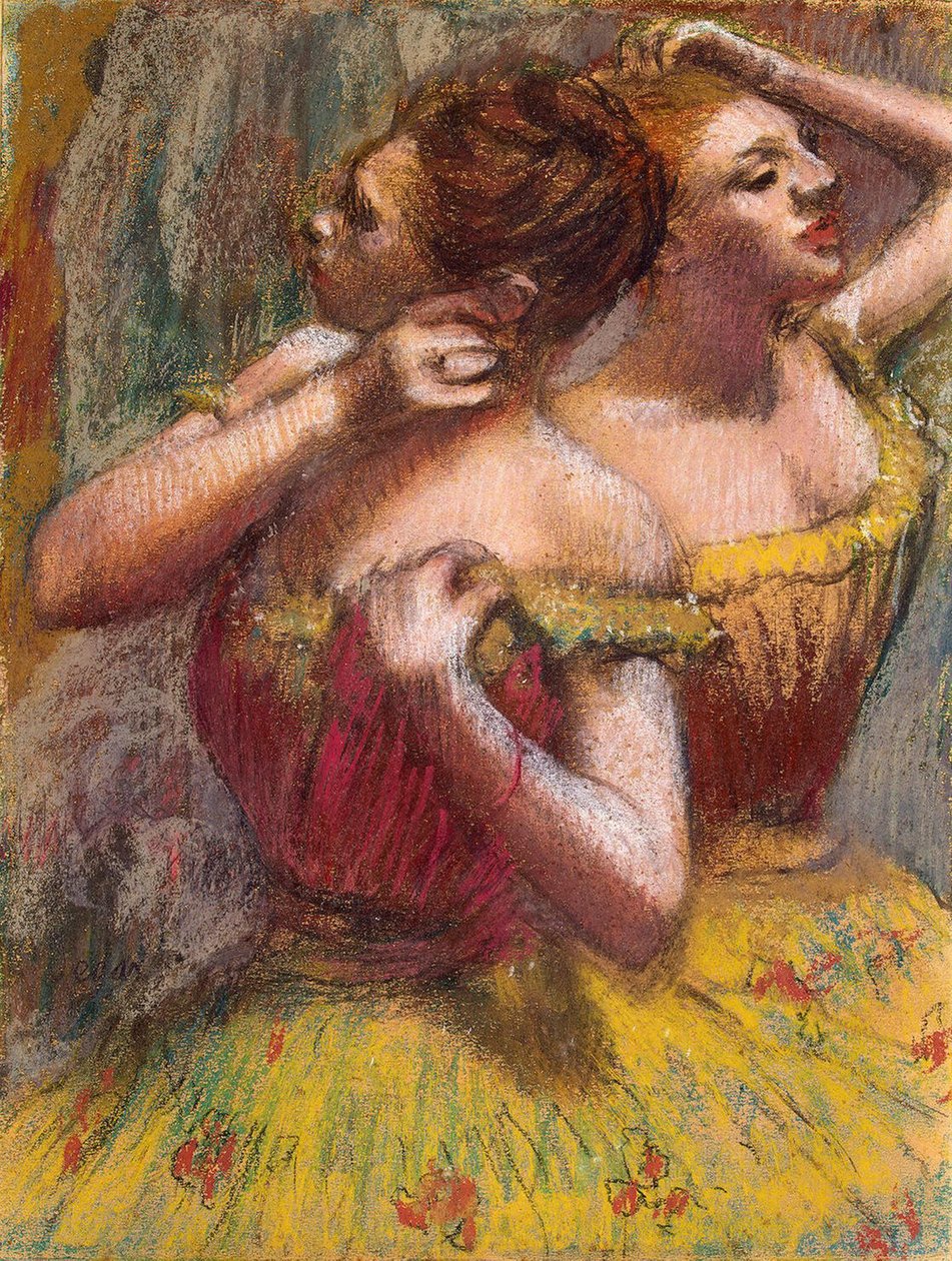 To dansere (pastell på papir) av Edgar Degas