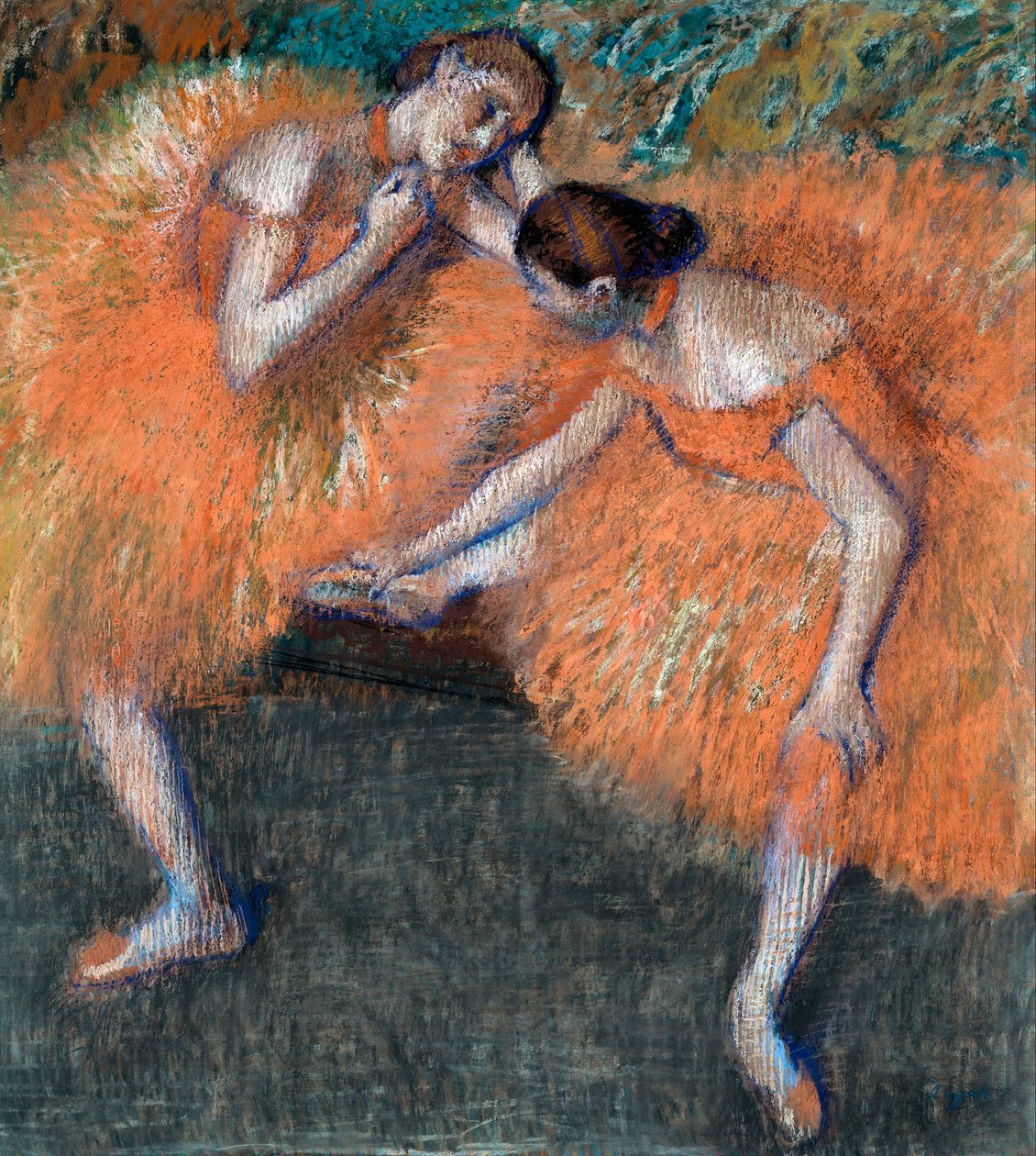 To dansere, ca. 1898 av Edgar Degas