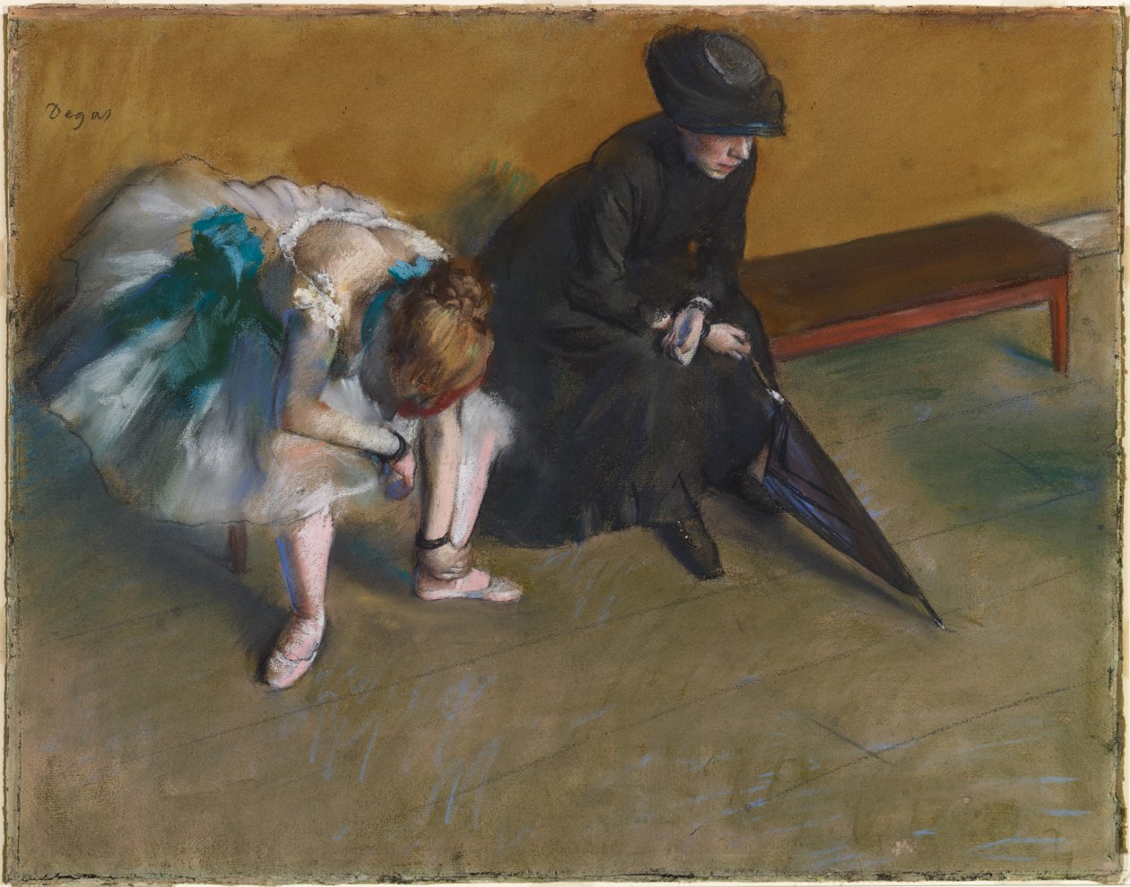 Venting av Edgar Degas