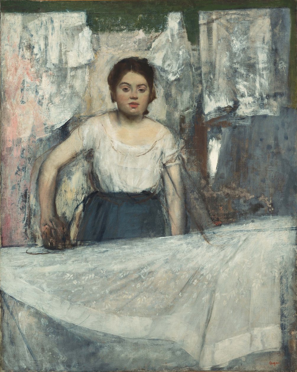 Kvinne stryking av Edgar Degas