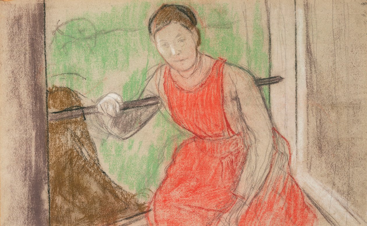 Kvinne ved et vindu, av Edgar Degas