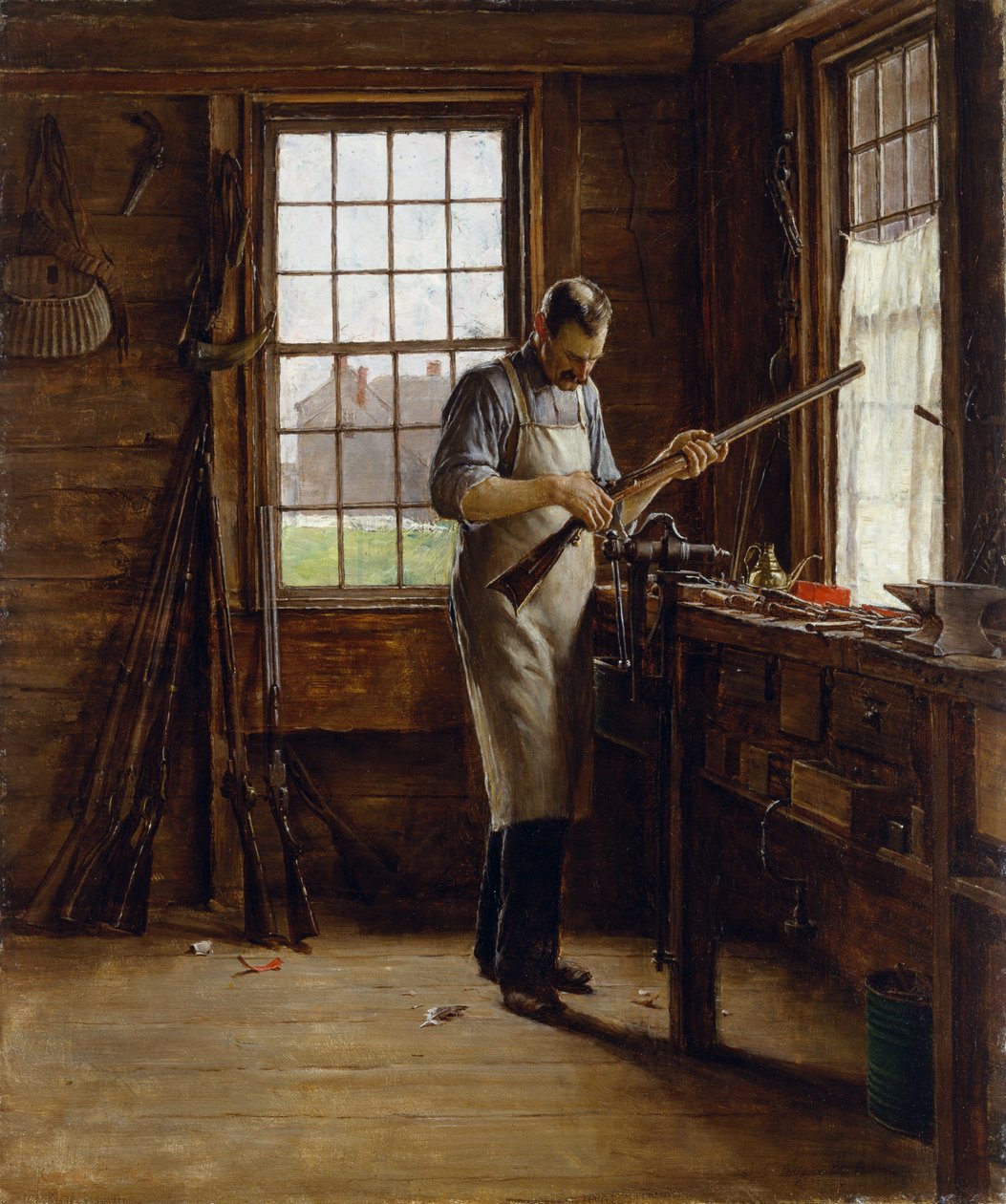 The Gunsmith Shop, ca. 1890-95 av Edgar Melville Ward