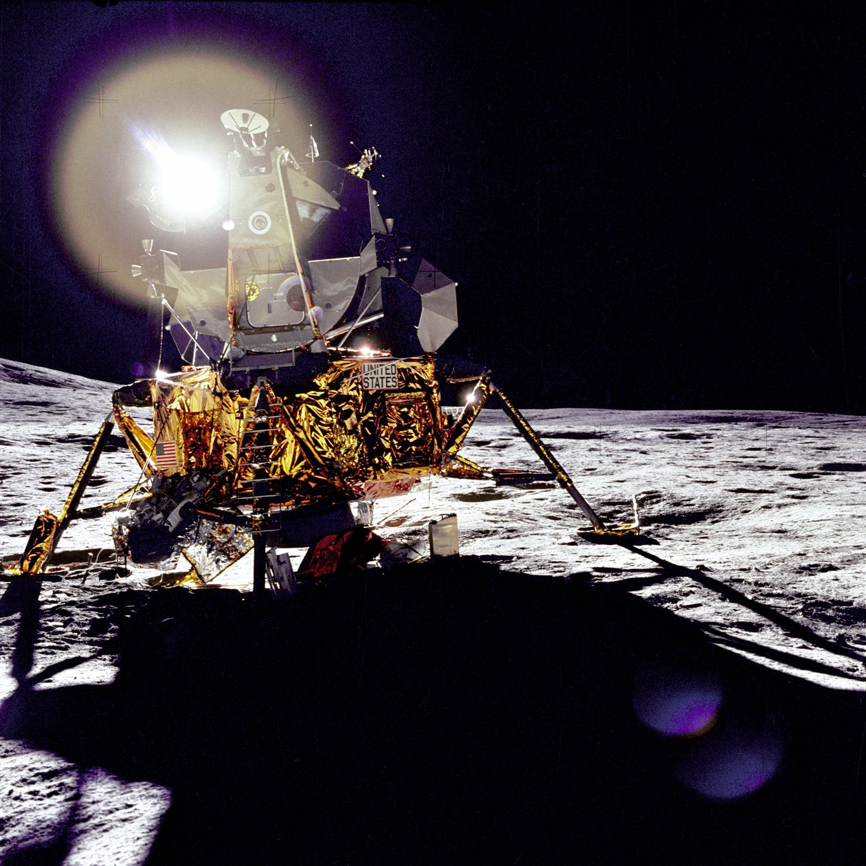 Antares på Fra Mauro-høylandet, måneoverflaten, 1971. av Edgar Mitchell