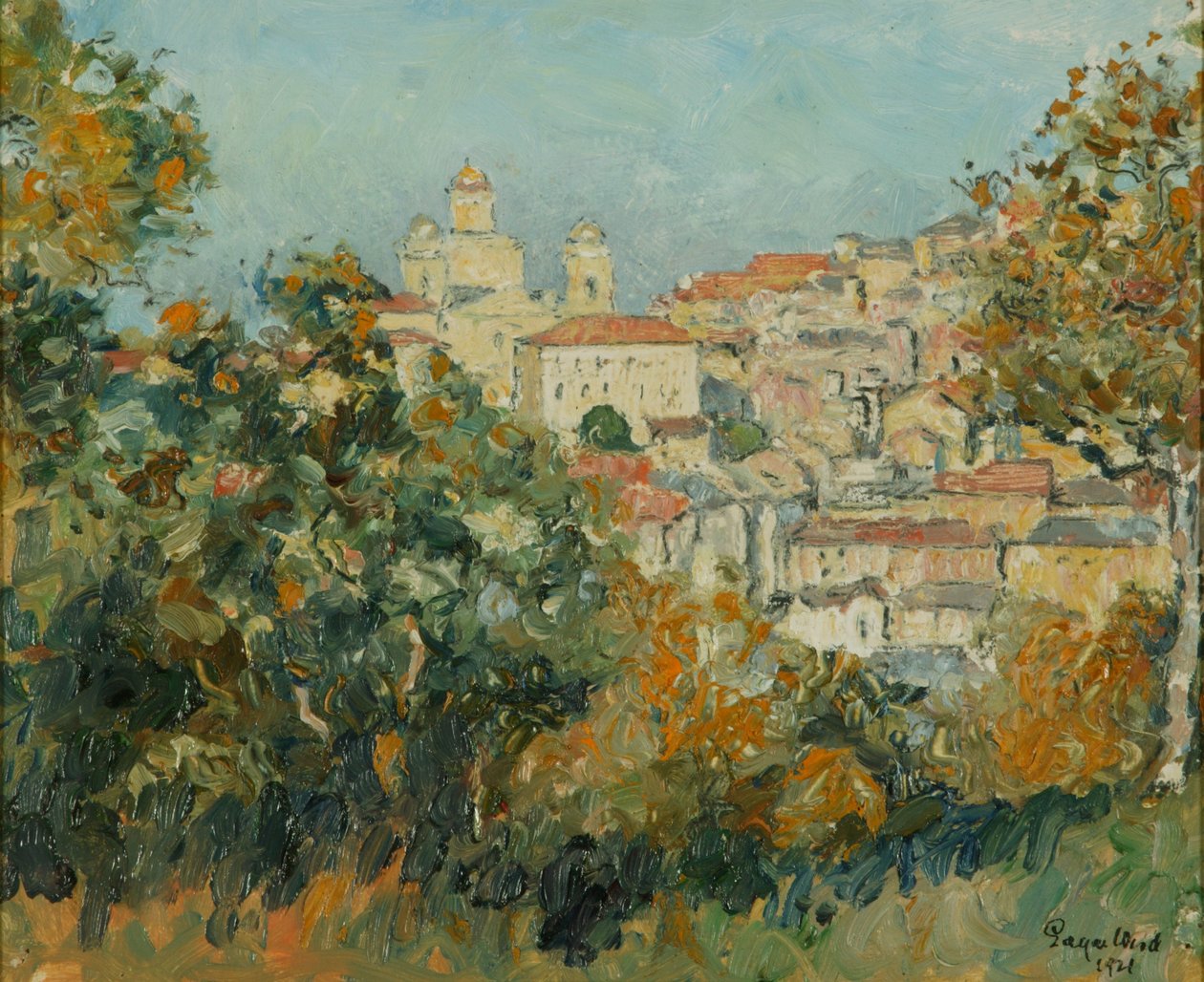 Italiensk Hilltop Farm av Edgar Wood