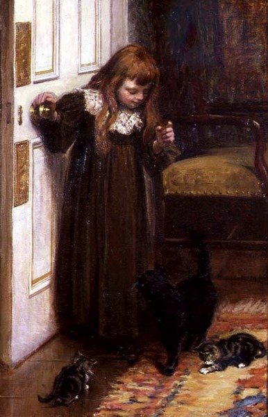 Leker med kattungene av Edith F. Grey