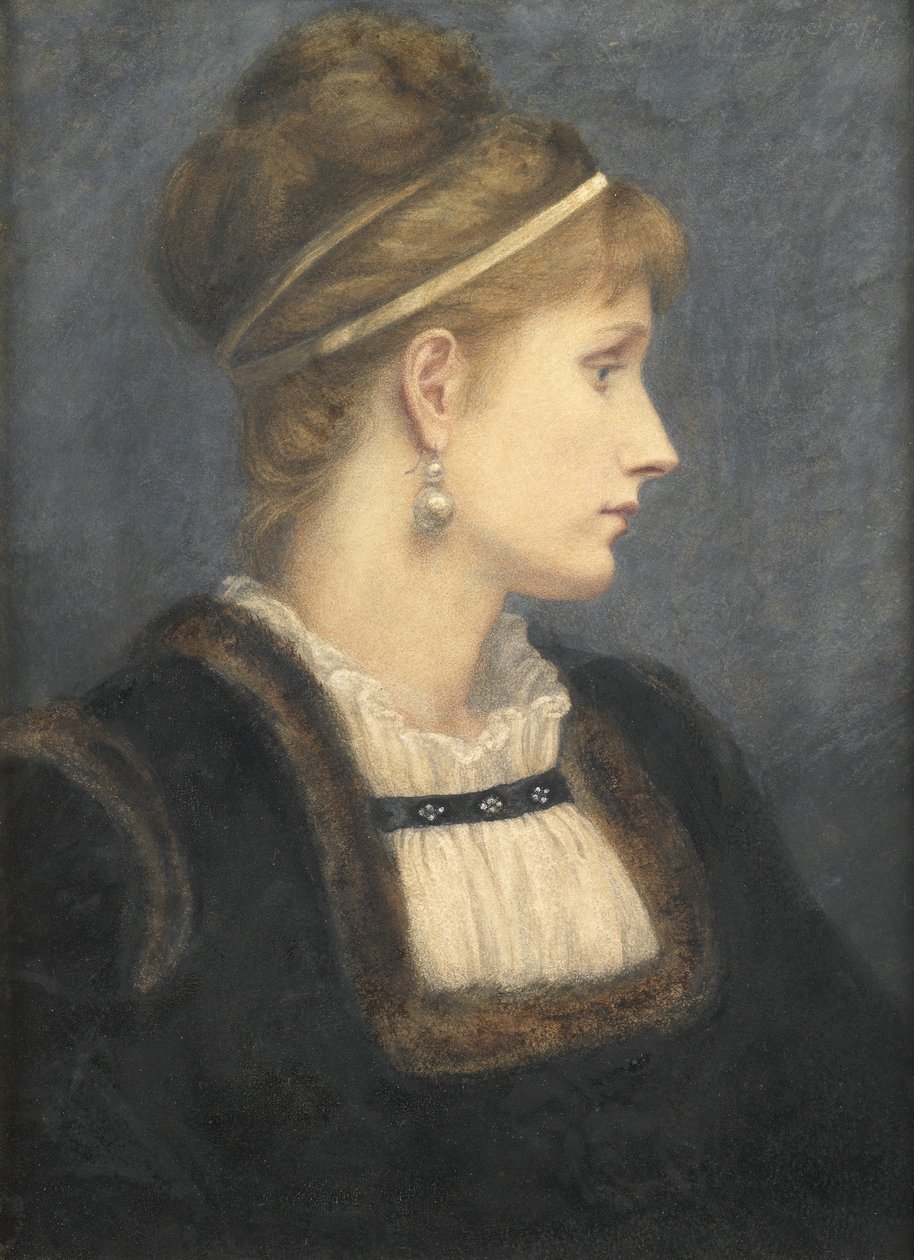 Helen Thornycroft (wc på papir) av Edith Martineau