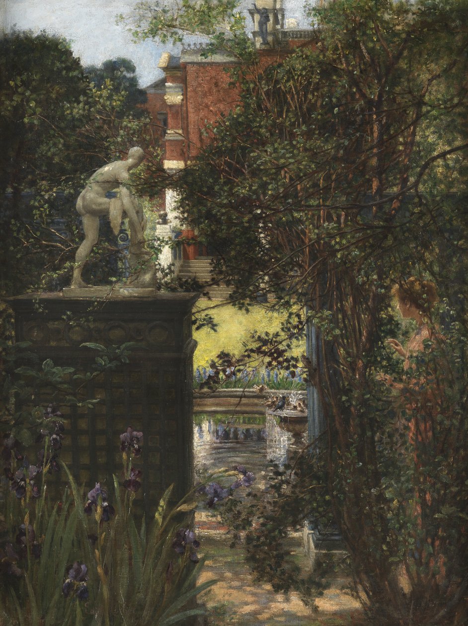 Hagen til Alma-Tademas-huset, 1911 av Edith Ridley Corbet