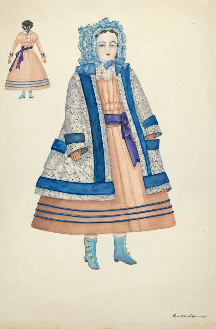 Dukke: "Rose Bates" av Edith Towner
