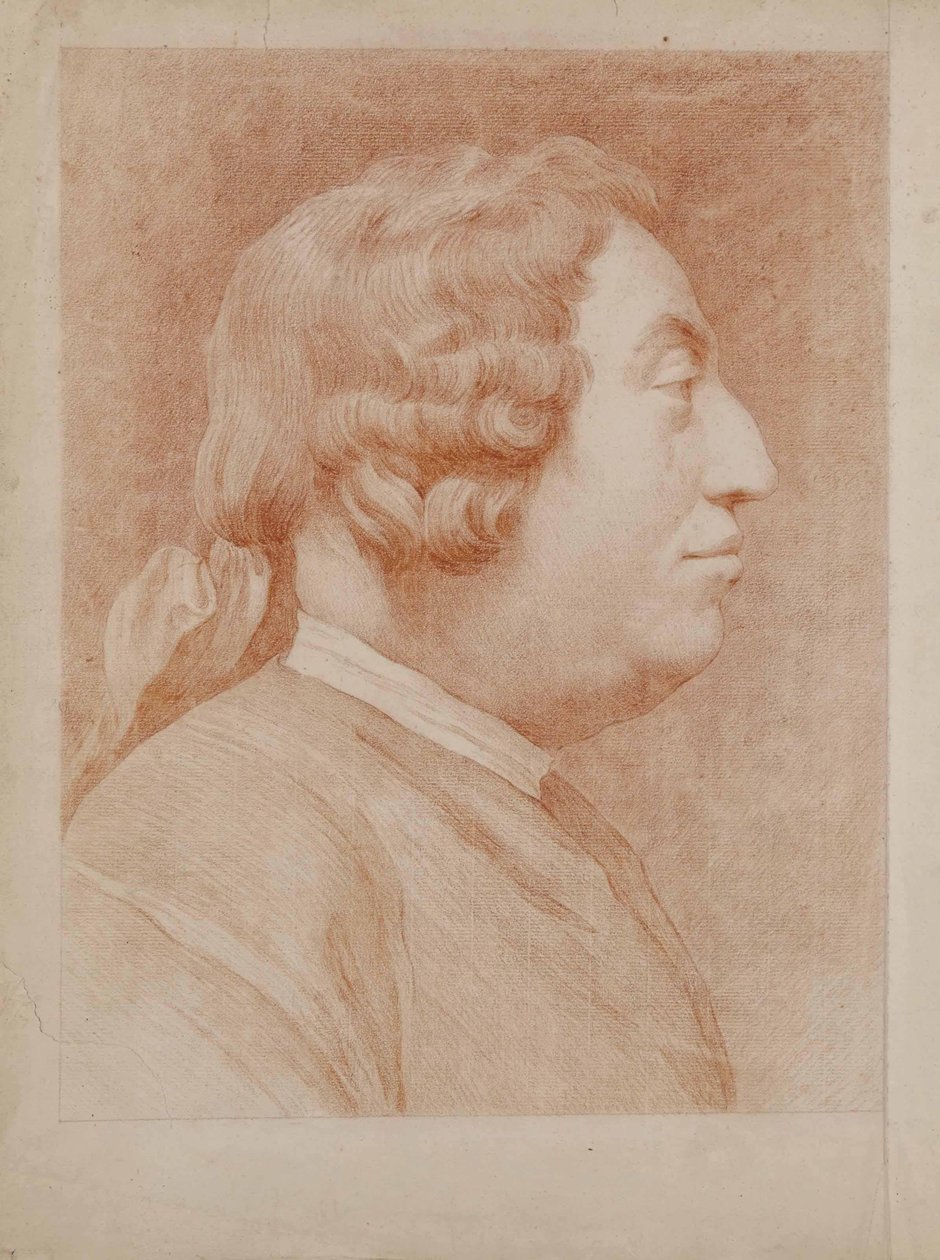 Selvportrett. av Edmé Bouchardon