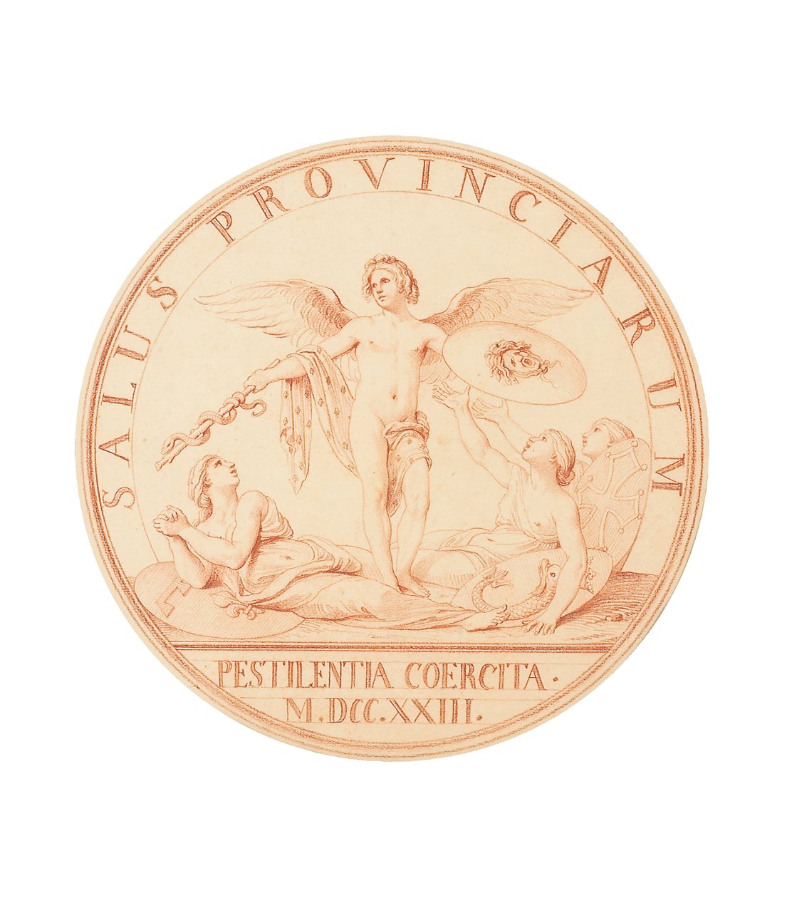 Marseille-pesten, 1723 av Edmé Bouchardon