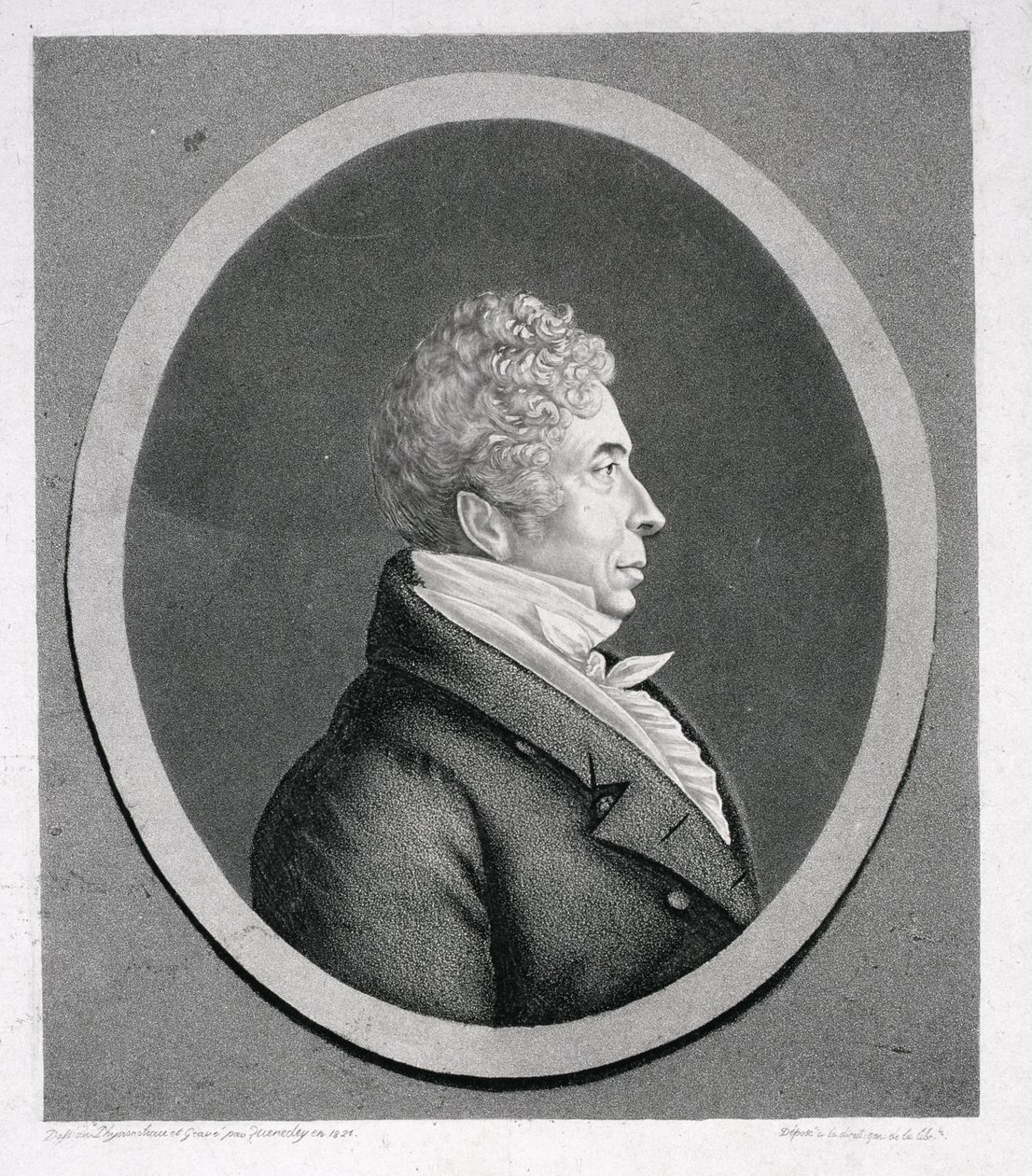Pierre Gaveaux (176-1825) 1821 (akvatint) av Edme Quenedey