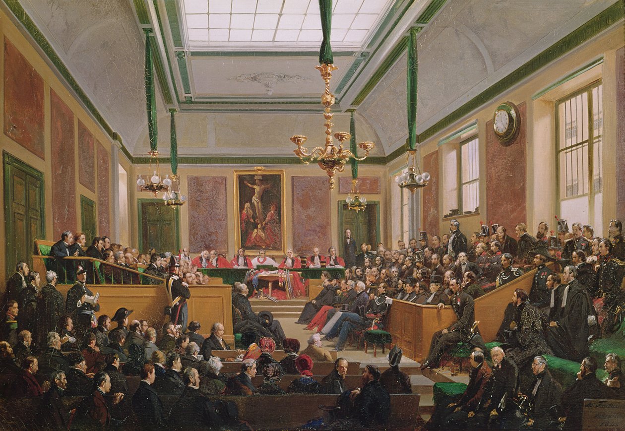 Høyesterett i Versailles, 7. mars 1849 av Edme Adolphe Fontaine
