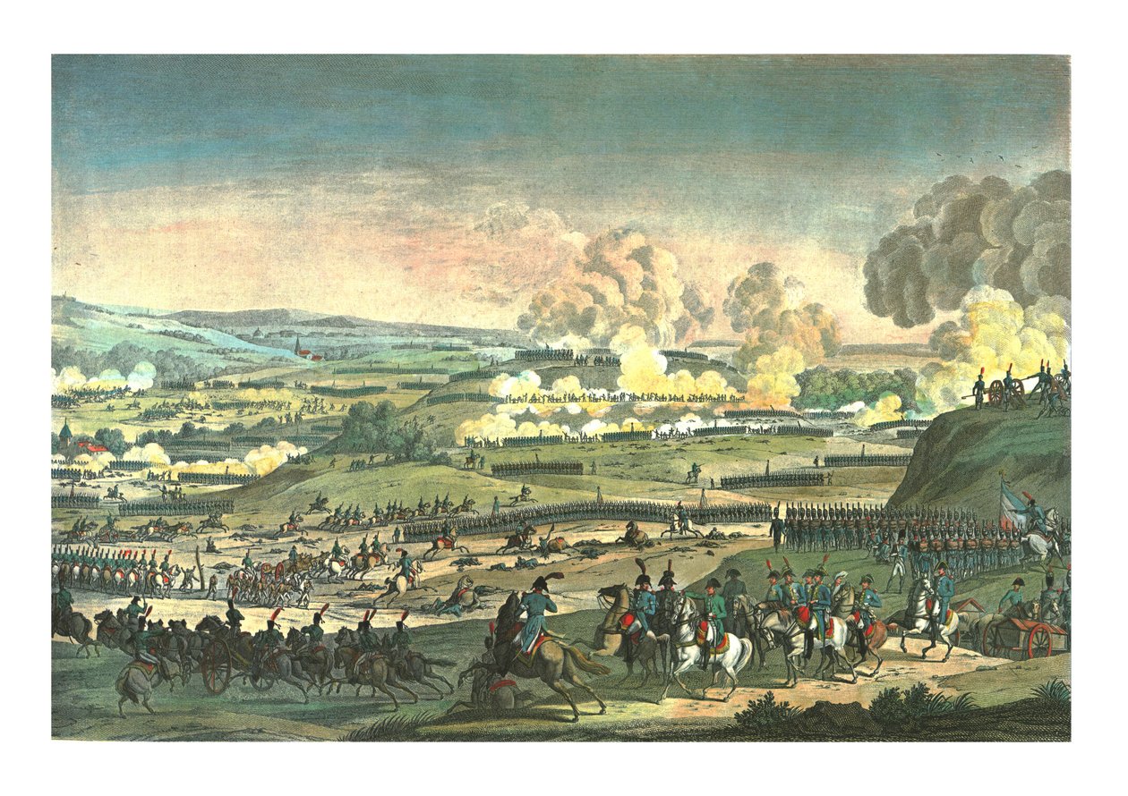 Slaget ved Jena, 14. oktober 1806, c1850 av Edme Bovinet