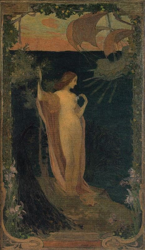 Venezia av Edmond Aman Jean