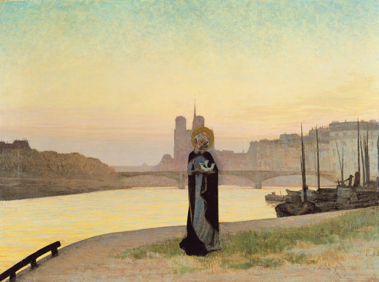 St. Genevieve, 1885 av Edmond François Aman Jean