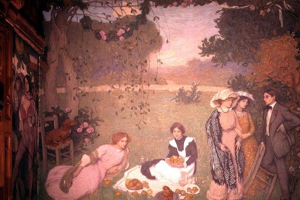 Lunsj på gresset av Edmond François Aman Jean