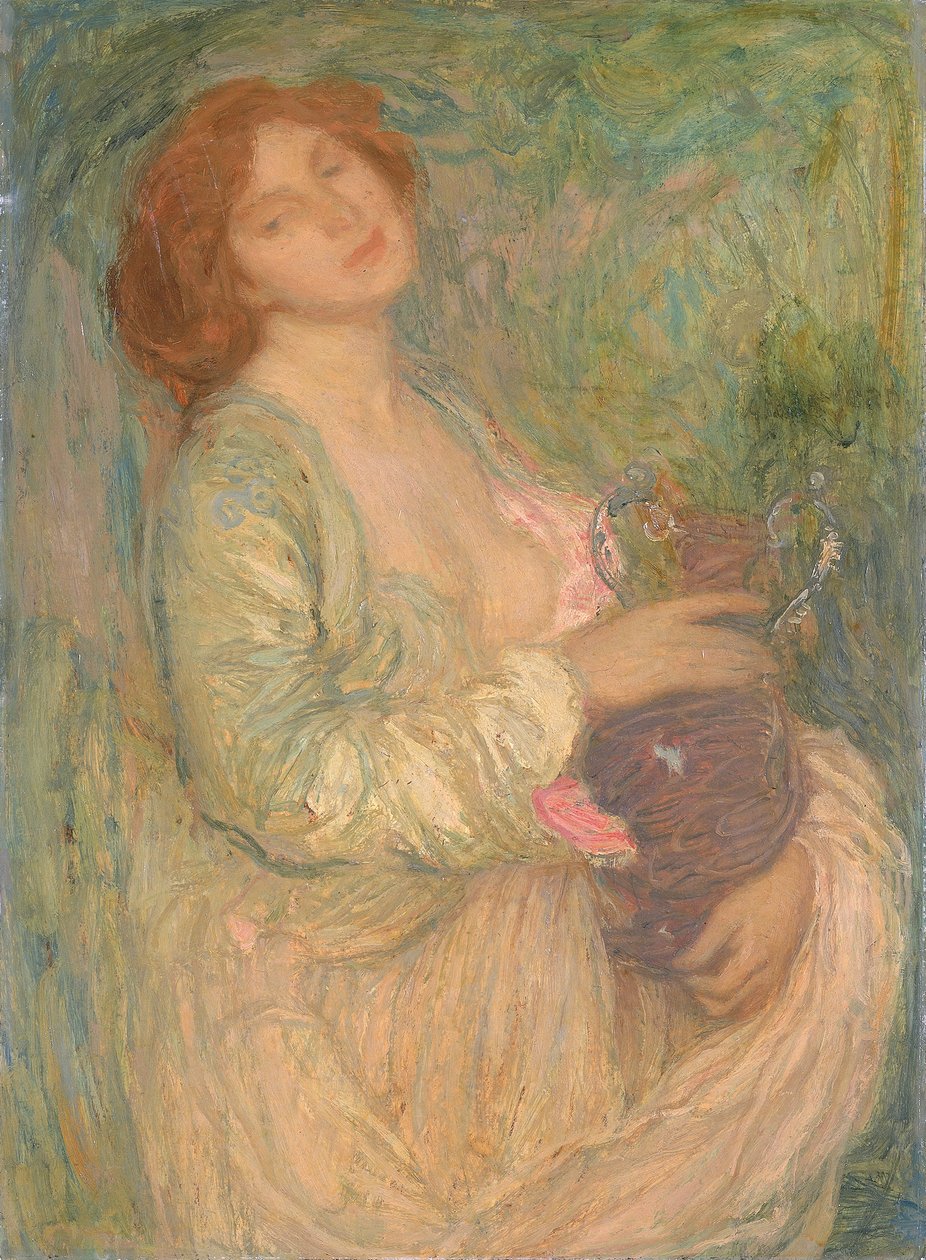 Kvinne med vase, sent på 1800-tallet - begynnelsen av 1900-tallet. av Edmond François Aman Jean