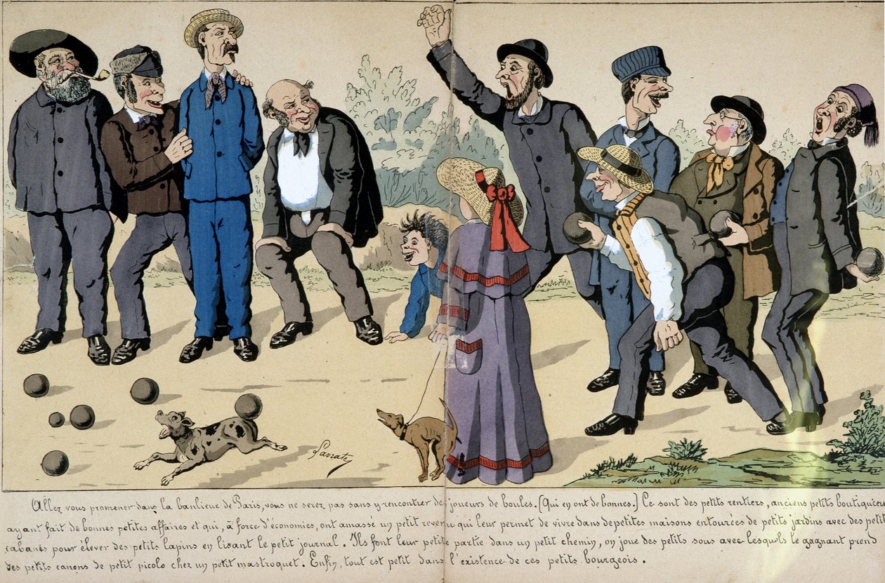 Små borgerlige spilleballer - Sosial tegneserie av Lavrate. av Edmond Lavrate