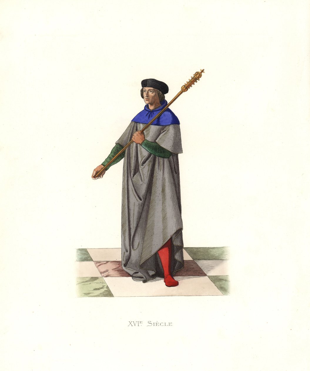 Mace-bærer under kong Ludvig XII av Edmond Lechevallier Chevignard
