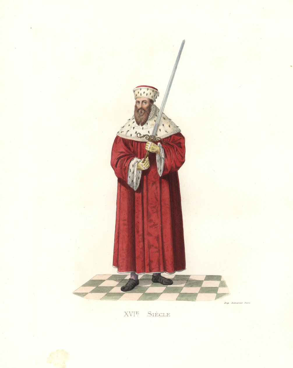 Maurice den modige, kurfyrst av Sachsen (1521-1553) av Edmond Lechevallier Chevignard