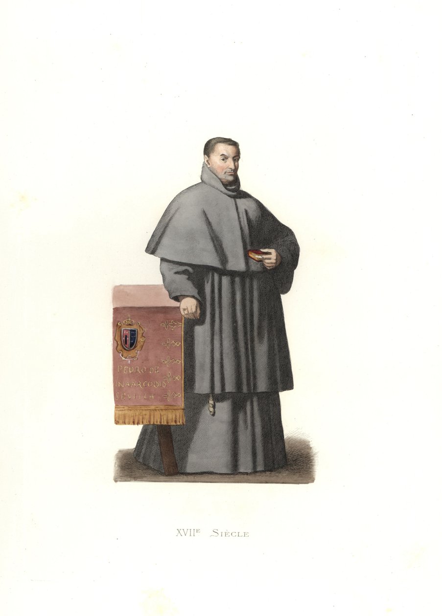Pedro de Urbina, erkebiskop av Sevilla, Spania av Edmond Lechevallier Chevignard