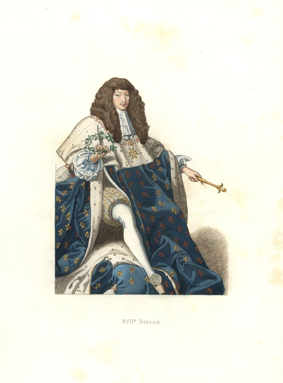 Unge Ludvig XIV, konge av Frankrike av Edmond Lechevallier Chevignard