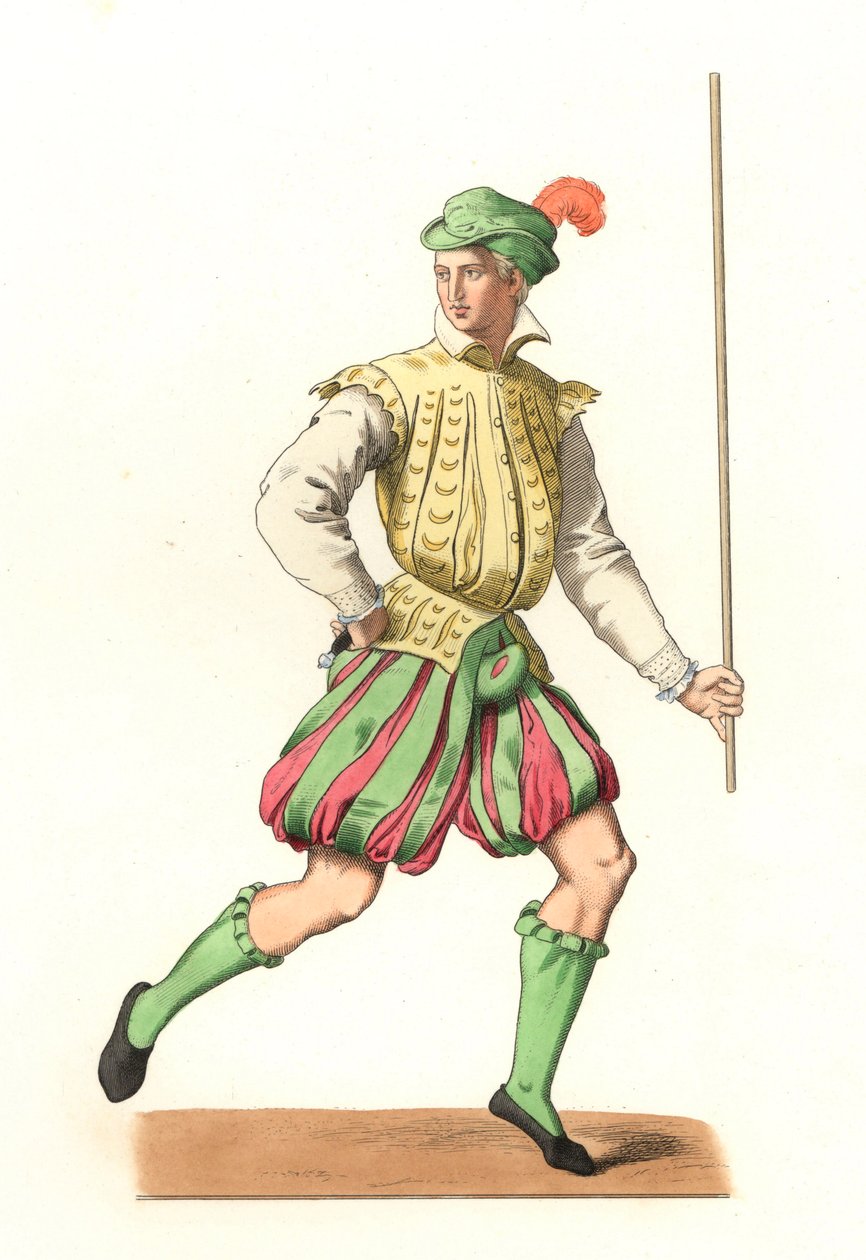 Fransk Lackey av Edmond Lechevallier Chevignard