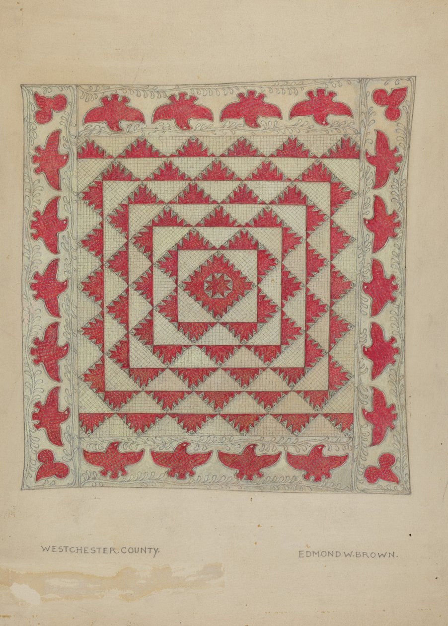 Patchwork Quilt av Edmond W. Brown