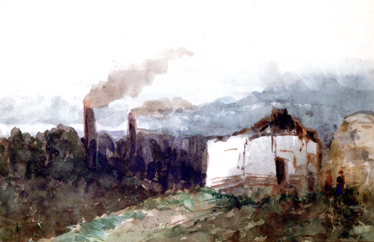 Gjennom industrilandskapet, 1850-1855 av Edmond de Concourt