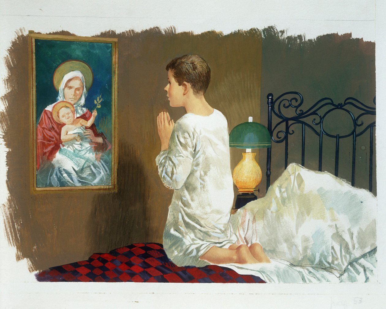 Hope, from the Heart, av Edmond De Amicis, tegning av Edmondo de Amicis