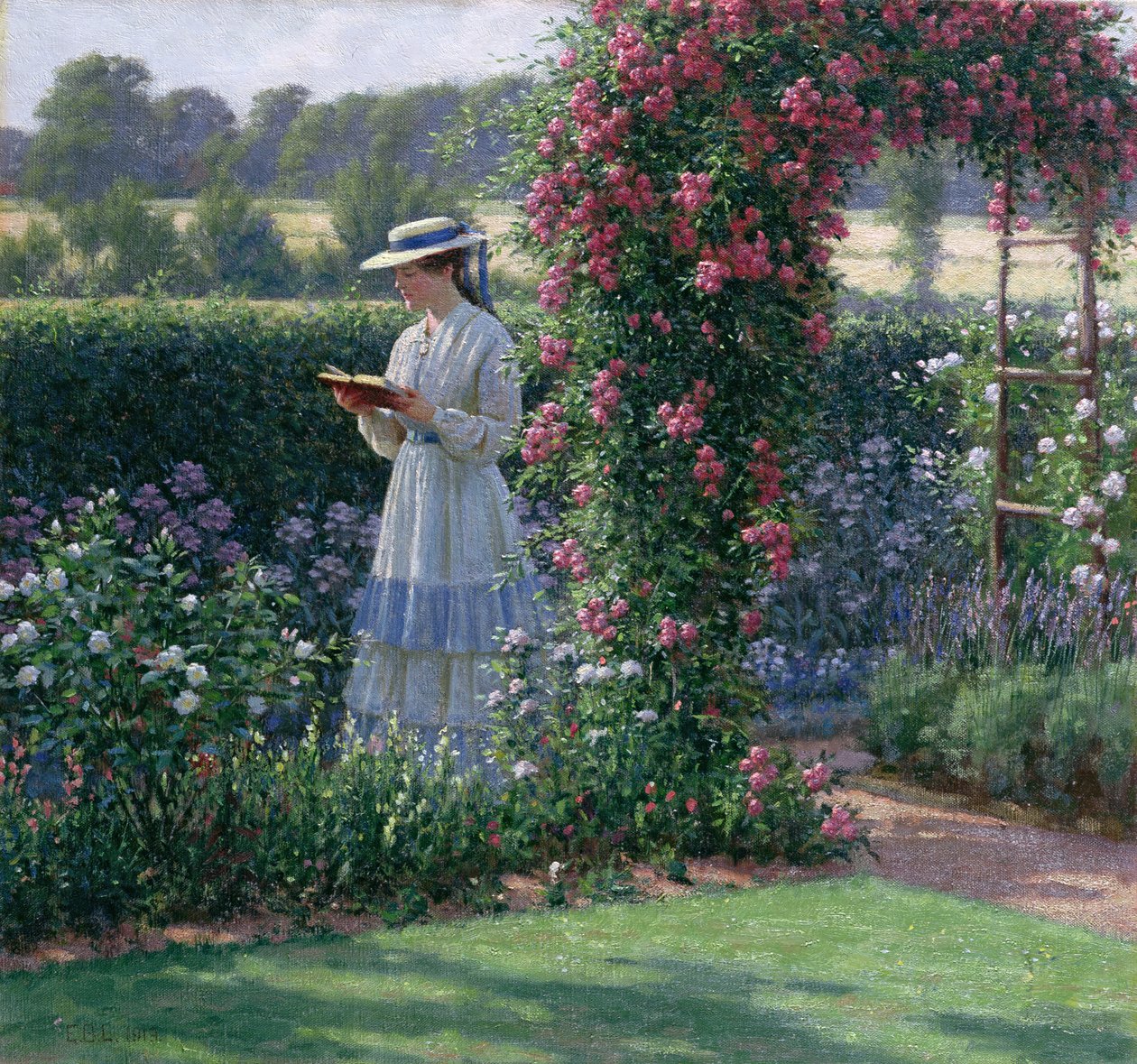 Søt ensomhet, 1919 av Edmund Blair Leighton