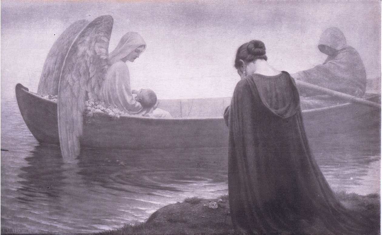 Til det ukjente landet, Bibbys Annual, 1916-1917 av Edmund Blair after Leighton