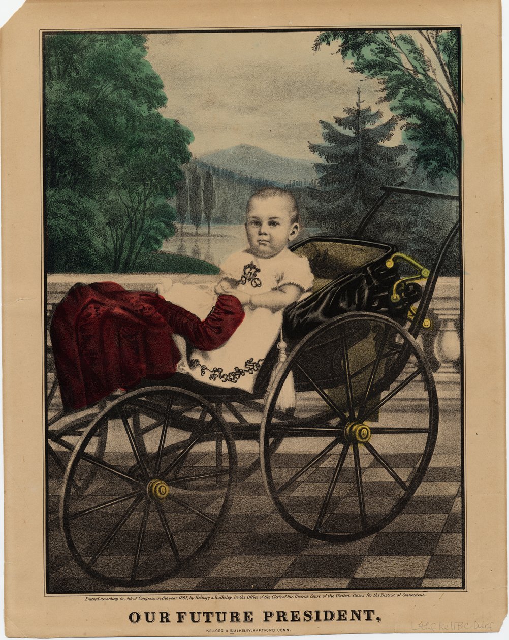 Vår fremtidige president, 1867 av Edmund Burke Kellogg